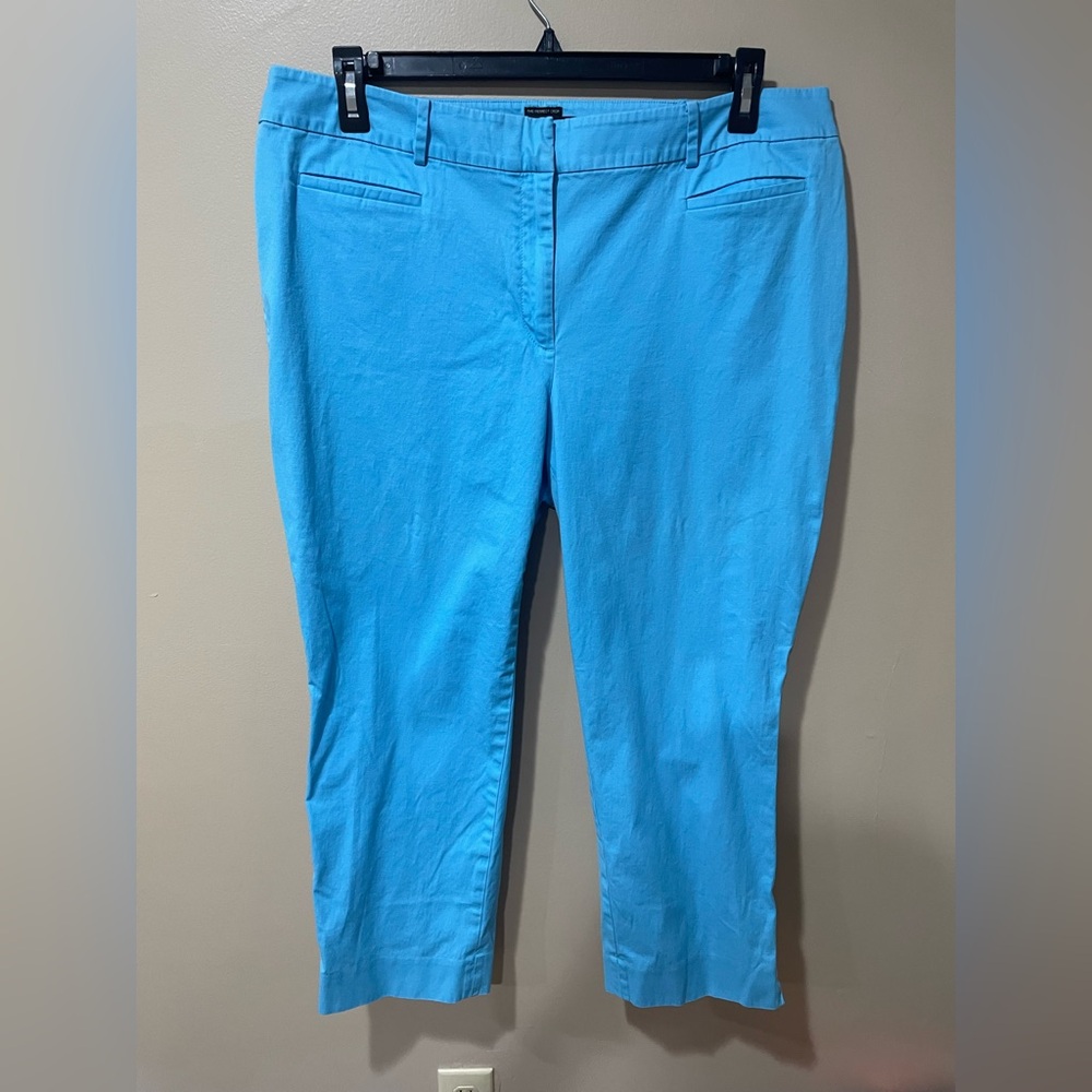Talbots Blue Cropped Pants